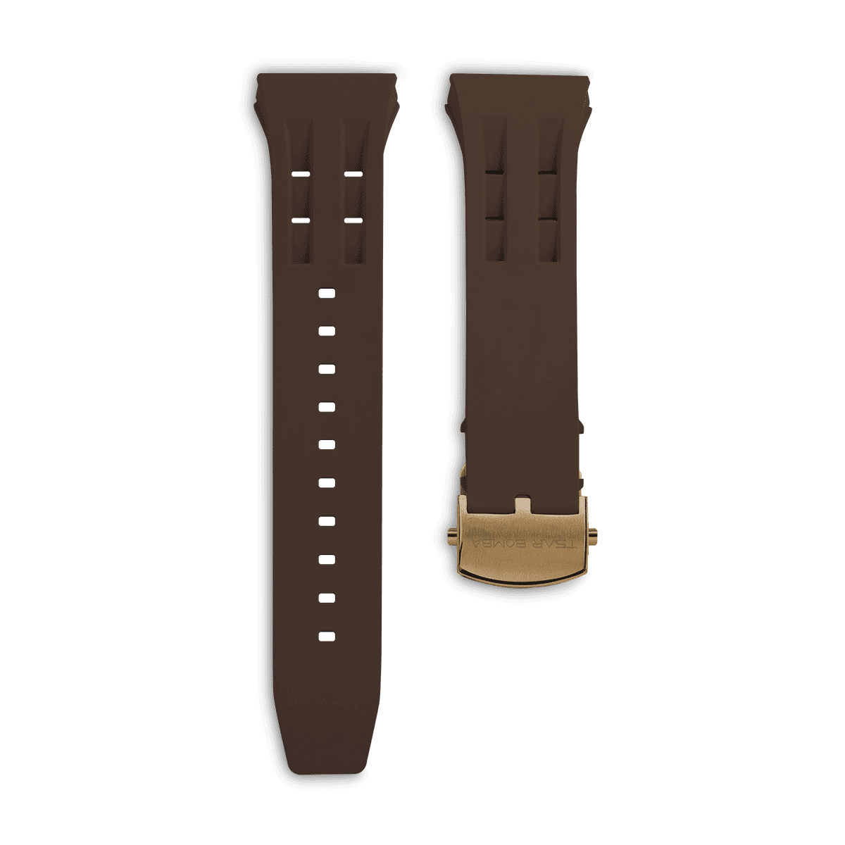 Tsarbomba Light Matter Interchangeable Fluororubber Replacement Watch Strap