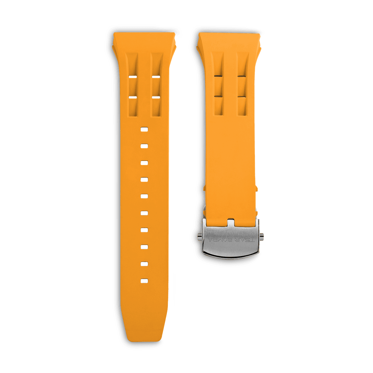 Tsarbomba Atomic Interchangeable Watch Strap Fluororubber Classic or Deployant Clasp