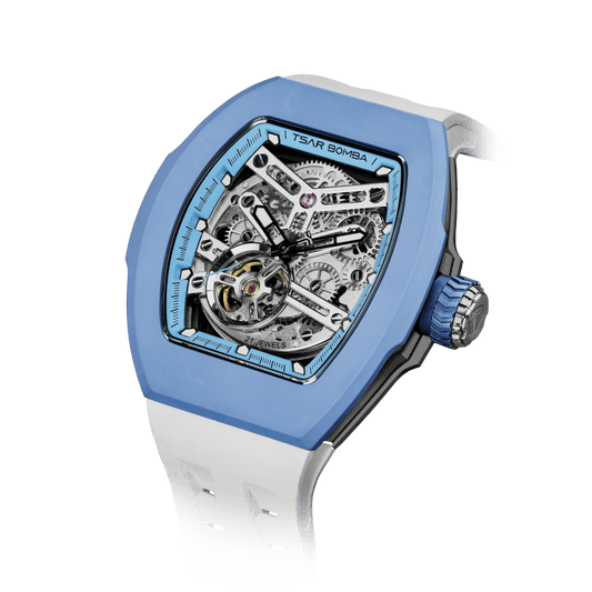 TSAR BOMBA Atomic TB8218 Automatic Watch FluoroRubber Set