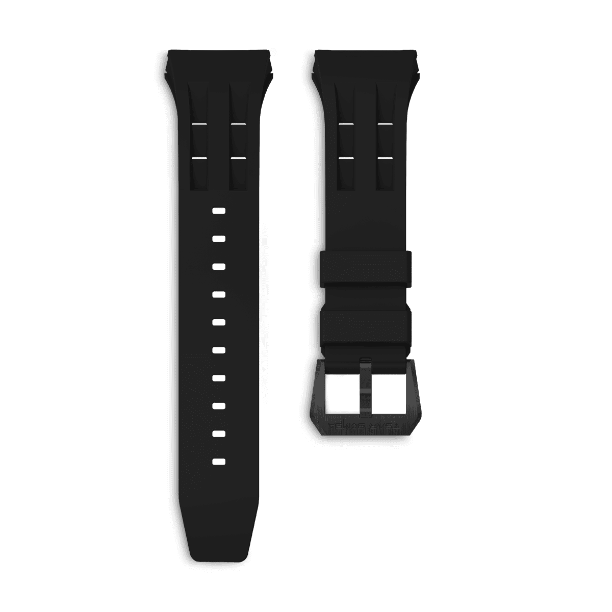 Tsarbomba Atomic Interchangeable Watch Strap Fluororubber Classic or Deployant Clasp