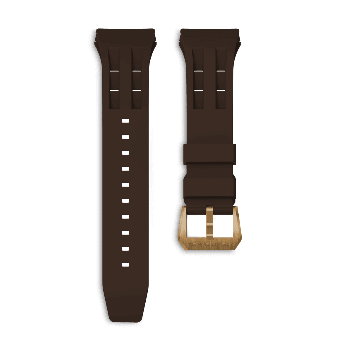 Tsarbomba Atomic Interchangeable Watch Strap Fluororubber Classic or Deployant Clasp