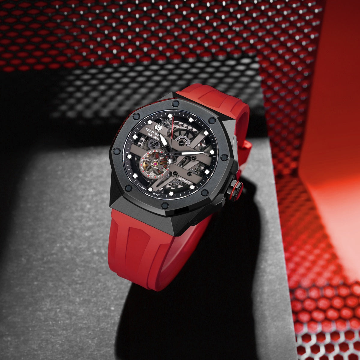 Tsarbomba TB8803A Automatic Skeleton Sports Watch