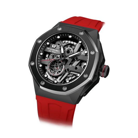 Tsarbomba TB8803A Automatic Skeleton Sports Watch