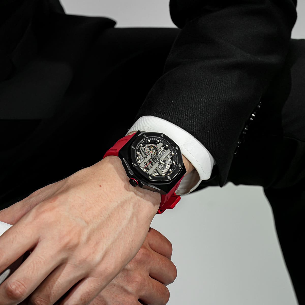 Tsarbomba TB8803A Automatic Skeleton Sports Watch
