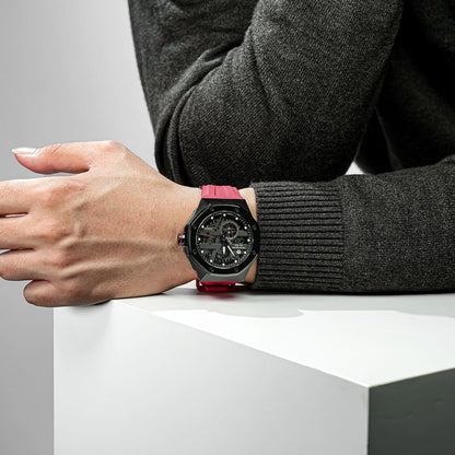 Tsarbomba TB8803A Automatic Skeleton Sports Watch