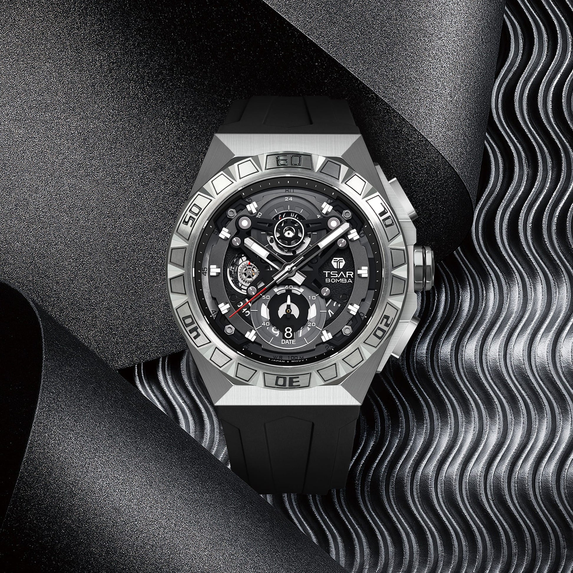 TSAR BOMBA Elemental TB8806Q Quartz Watch