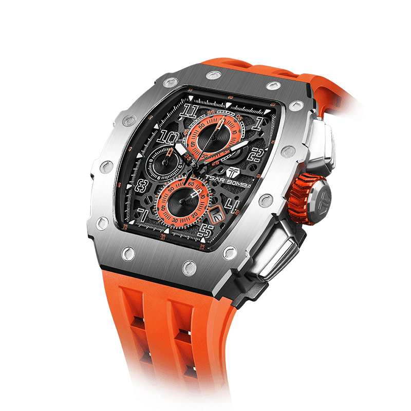 Tsar Bomba Elemental TB8204Q Quartz Watch Stainless Steel Case