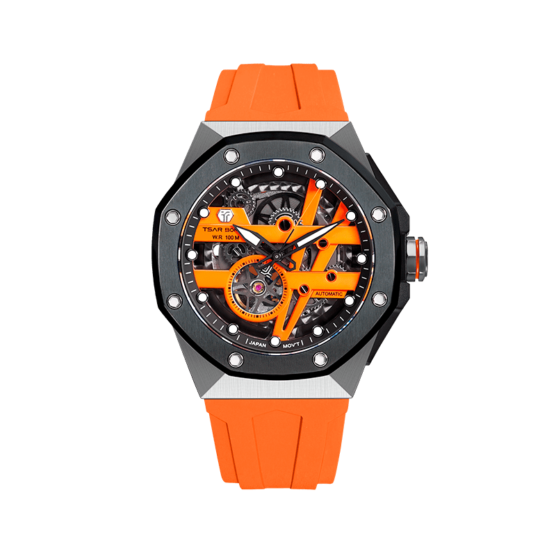 Tsarbomba TB8803A Automatic Skeleton Sports Watch