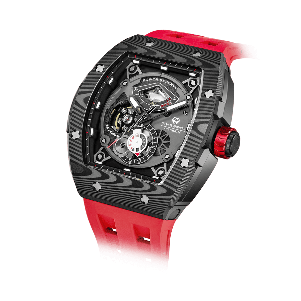 Tsarbomba Elemental TB8210CF Mechanical Carbon Fiber Watch