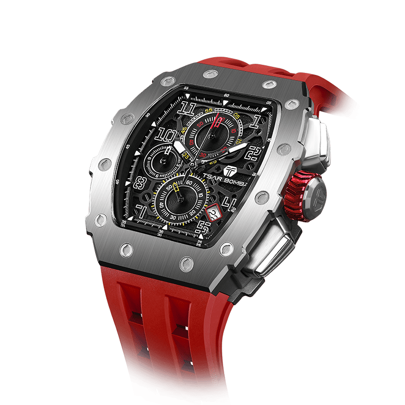 Tsar Bomba Elemental TB8204Q Quartz Watch Stainless Steel Case