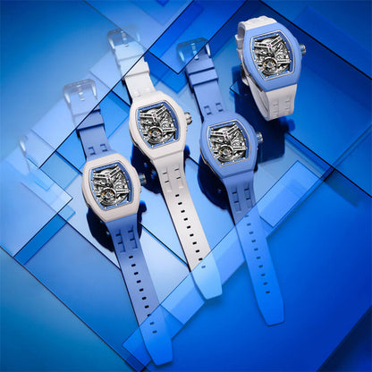 TSAR BOMBA Atomic TB8218 Automatic Watch FluoroRubber Set