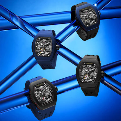 TSAR BOMBA Atomic TB8218 Automatic Watch FluoroRubber Set