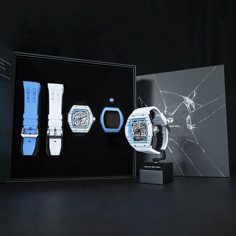 Tsarbomba Atomic TB8218 2-in-1 Automatic Interchangeable Bezel Watch