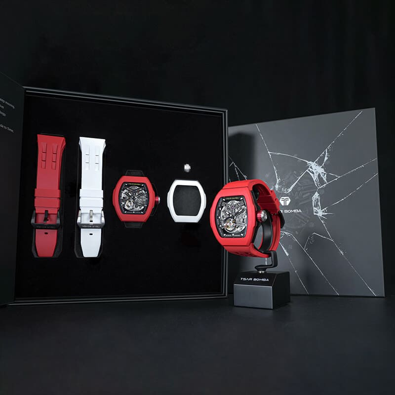 Tsarbomba Atomic TB8218 2-in-1 Automatic Interchangeable Bezel Watch