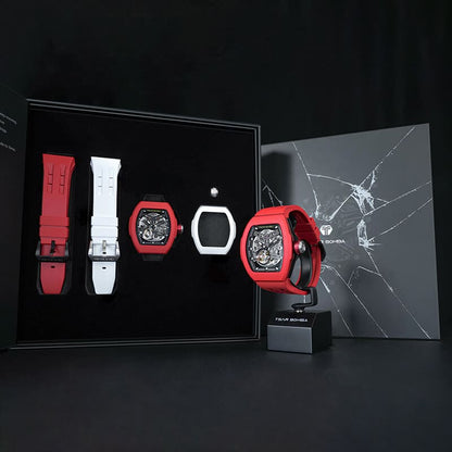 Tsarbomba Atomic TB8218 2-in-1 Automatic Interchangeable Bezel Watch