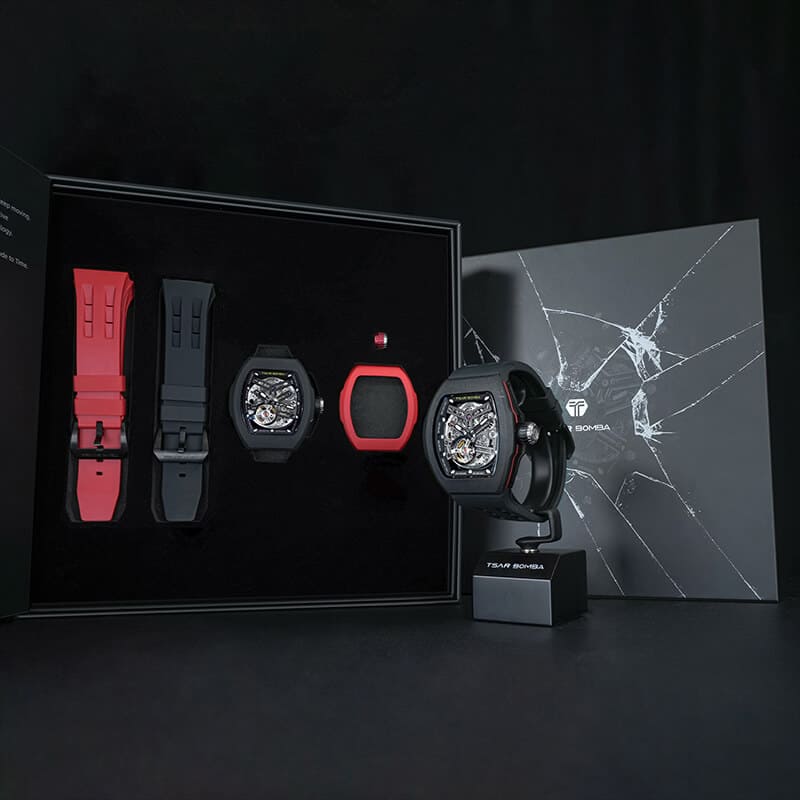 Tsarbomba Atomic TB8218 2-in-1 Automatic Interchangeable Bezel Watch