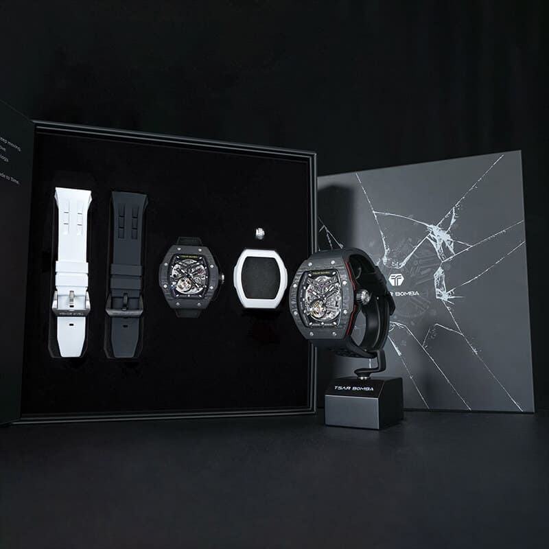 Tsarbomba Atomic TB8218 2-in-1 Automatic Interchangeable Bezel Watch