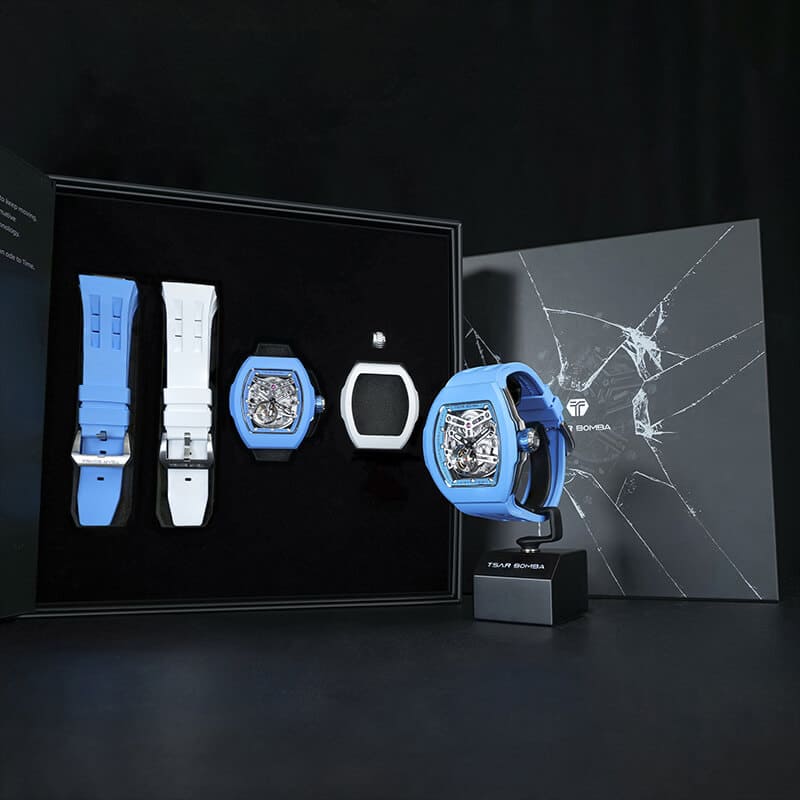 Tsarbomba Atomic TB8218 2-in-1 Automatic Interchangeable Bezel Watch