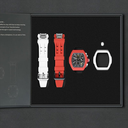 Tsarbomba Atomic TB8214 2-in-1 Interchangeable Calendar Watch