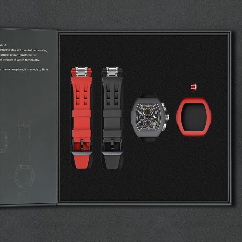 Tsarbomba Atomic TB8214 2-in-1 Interchangeable Calendar Watch