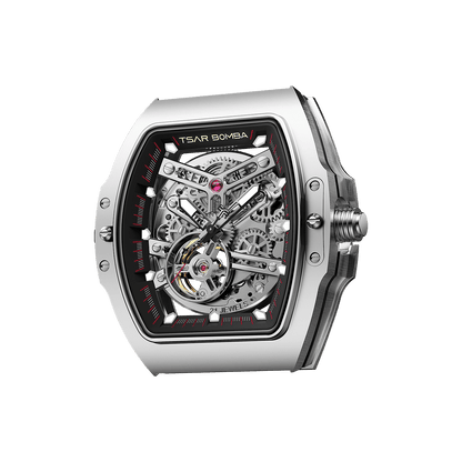 TSAR BOMBA Atomic TB8218 Automatic Watch FluoroRubber Set
