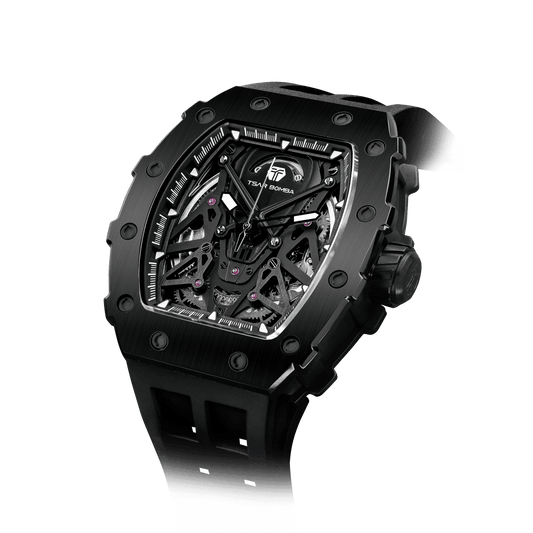 TSAR BOMBA Elemental TB8207A Men's Automatic Tonneau Wrist Watch