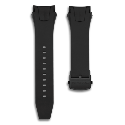 TSAR BOMBA Dark Matter Fluororubber Replacement Watch Strap