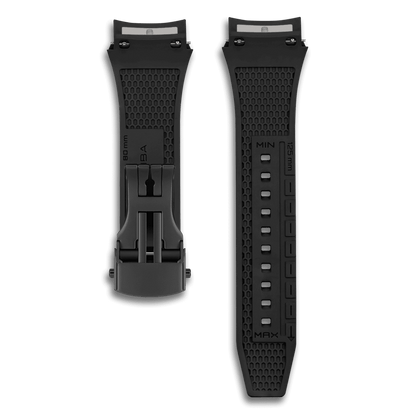 TSAR BOMBA Dark Matter Fluororubber Replacement Watch Strap