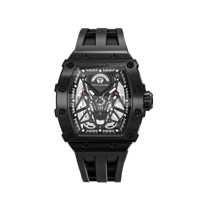 TSAR BOMBA Elemental TB8207A Men's Automatic Tonneau Wrist Watch
