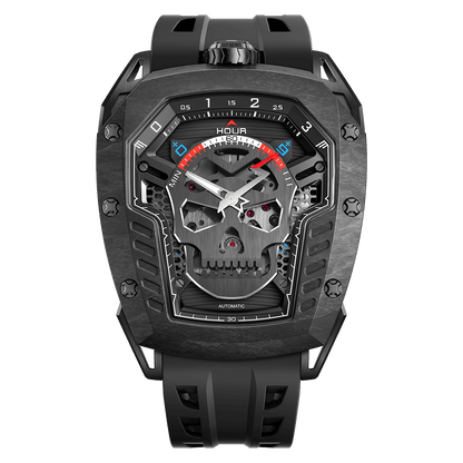 Tsarbomba Reactor-Core Decay Mechanical Carbon Fiber Watch