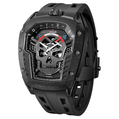 Tsarbomba Reactor-Core Decay Mechanical Carbon Fiber Watch