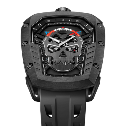 Tsarbomba Reactor-Core Decay Mechanical Carbon Fiber Watch