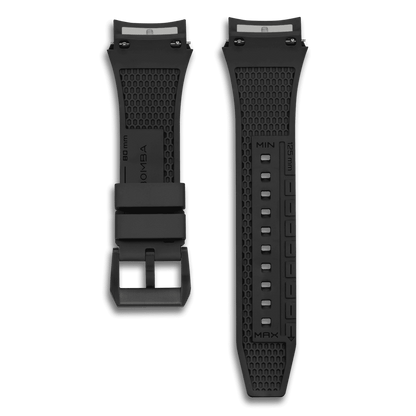 TSAR BOMBA Dark Matter Fluororubber Replacement Watch Strap
