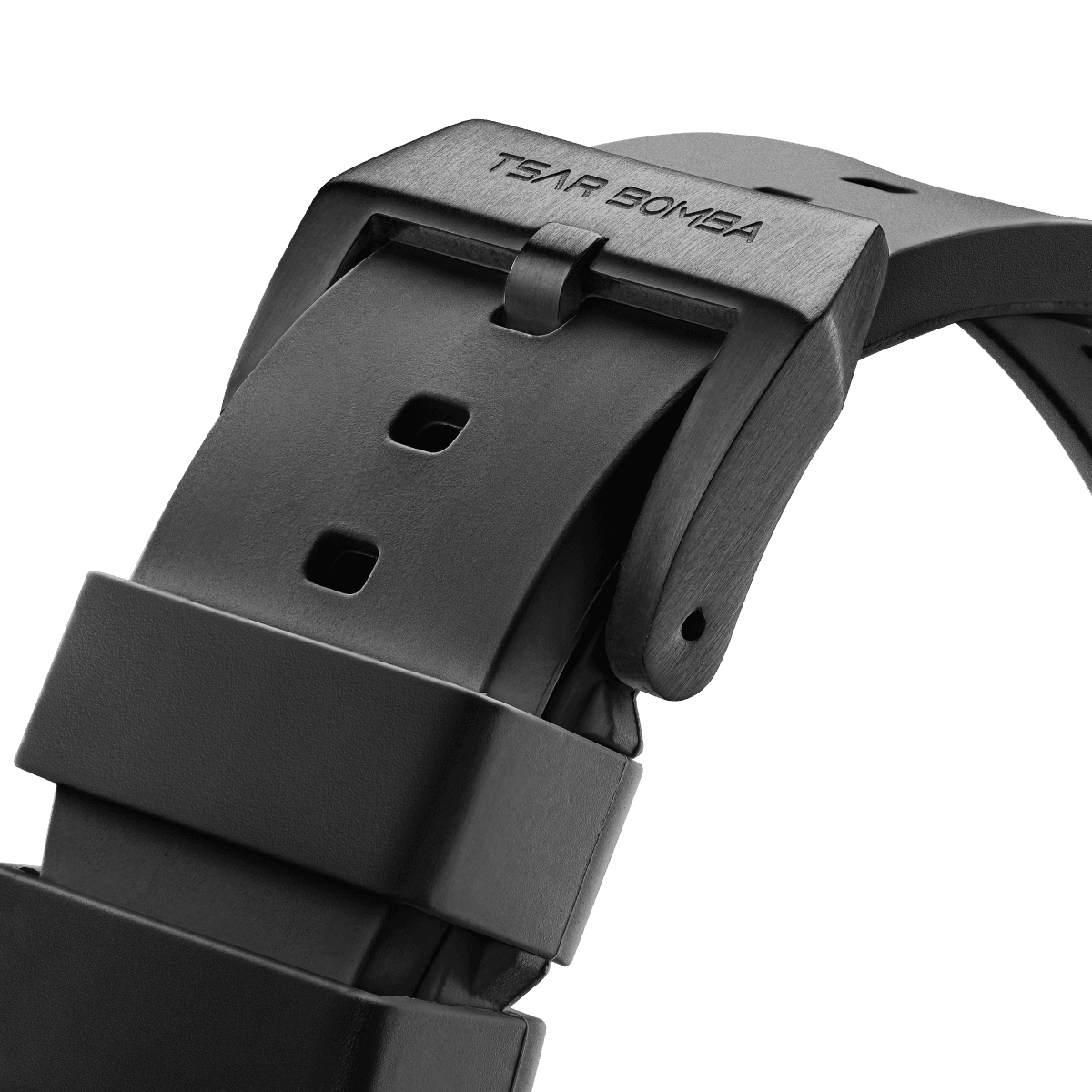 TSAR BOMBA Dark Matter Fluororubber Replacement Watch Strap