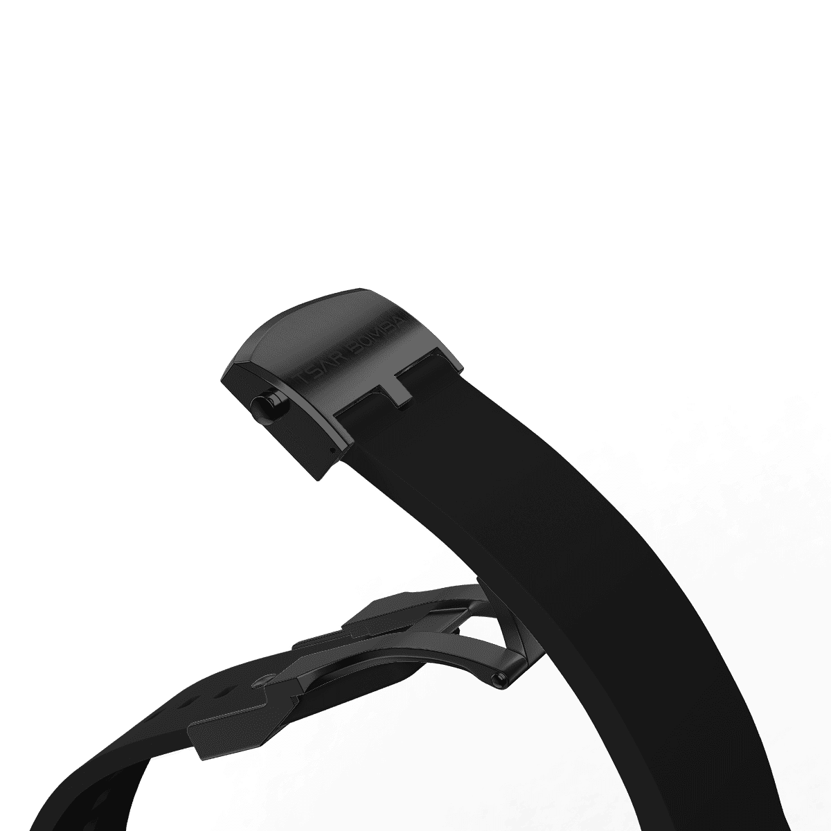 Tsarbomba Light Matter Interchangeable Fluororubber Replacement Watch Strap