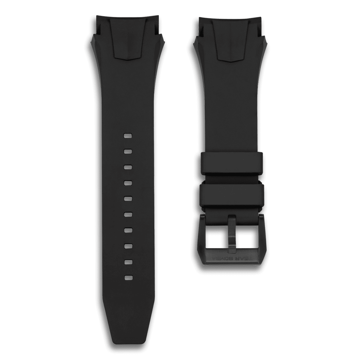 TSAR BOMBA Dark Matter Fluororubber Replacement Watch Strap