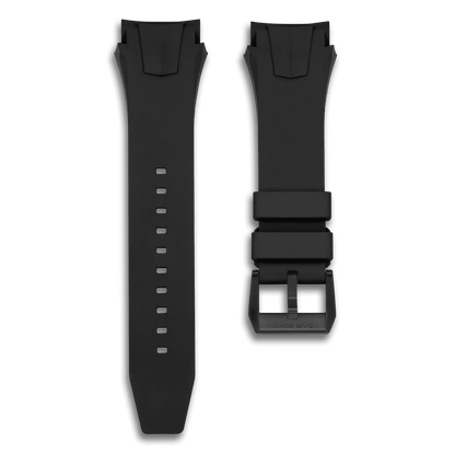 TSAR BOMBA Dark Matter Fluororubber Replacement Watch Strap