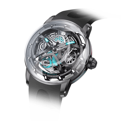 Tsarbomba Skunk Works T1 Men's Mechanical Watch Silicone Strap