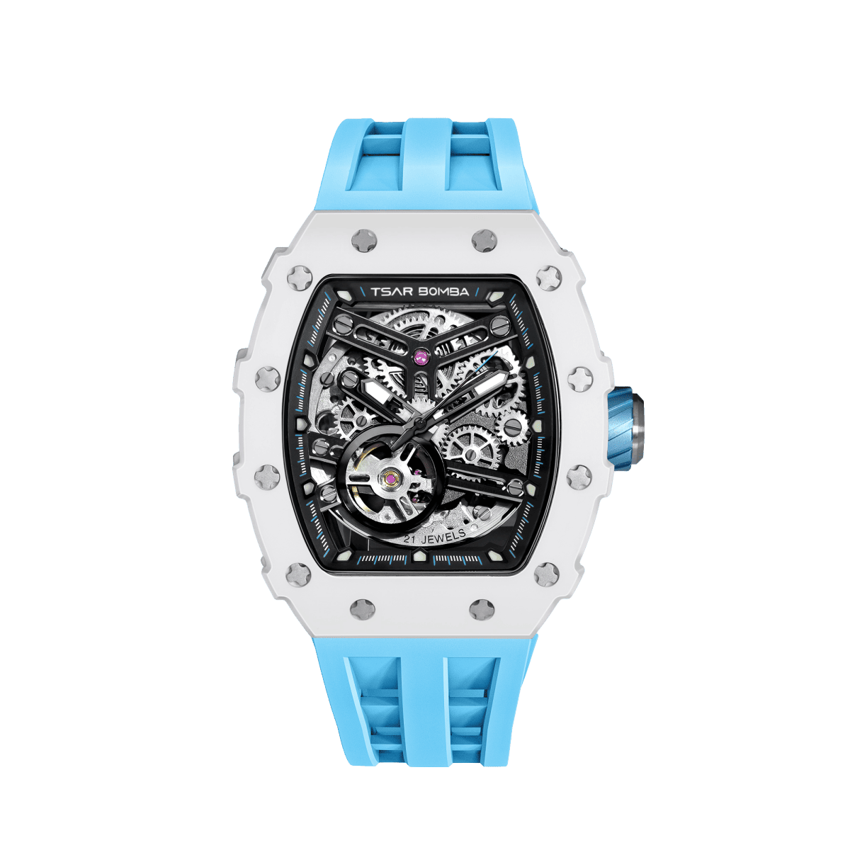 Tsarbomba Elemental TB8208C Men's Automatic Luxury Ceramic Wristwatch