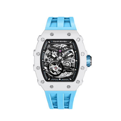 Tsarbomba Elemental TB8208C Men's Automatic Luxury Ceramic Wristwatch