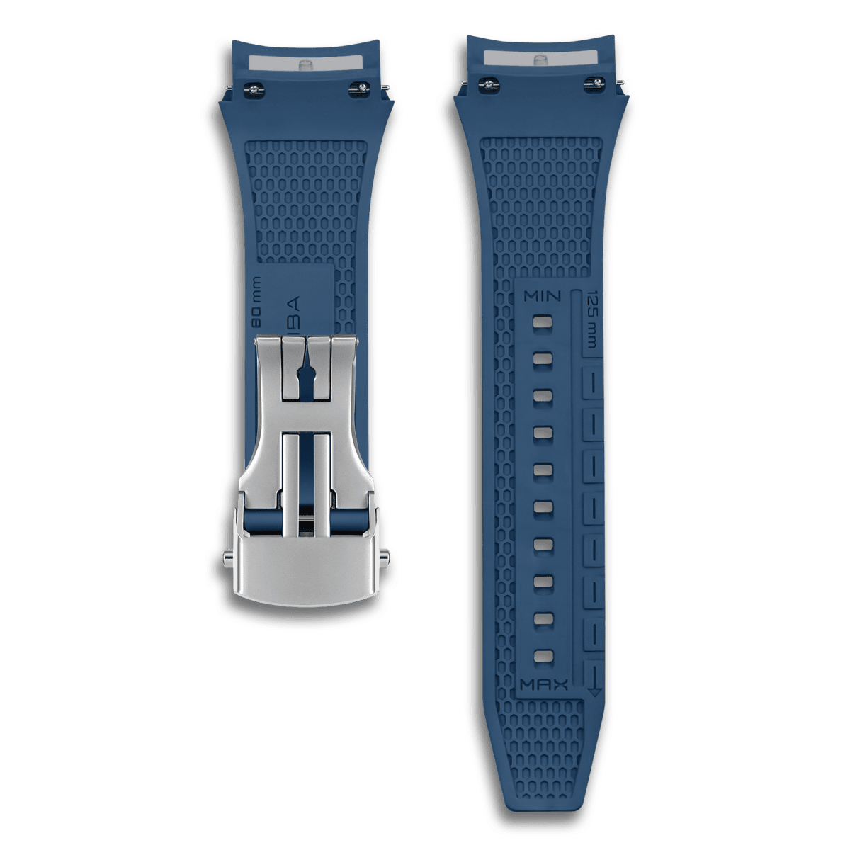 TSAR BOMBA Dark Matter Fluororubber Replacement Watch Strap