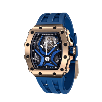 TSAR BOMBA Elemental-TB8206A Men's Tonneau Automatic Sport Watch