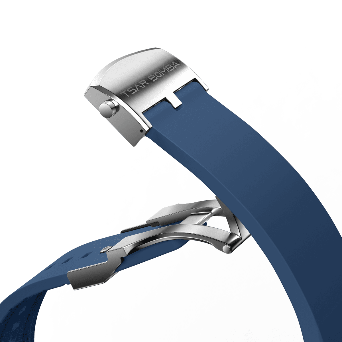 TSAR BOMBA Dark Matter Fluororubber Replacement Watch Strap