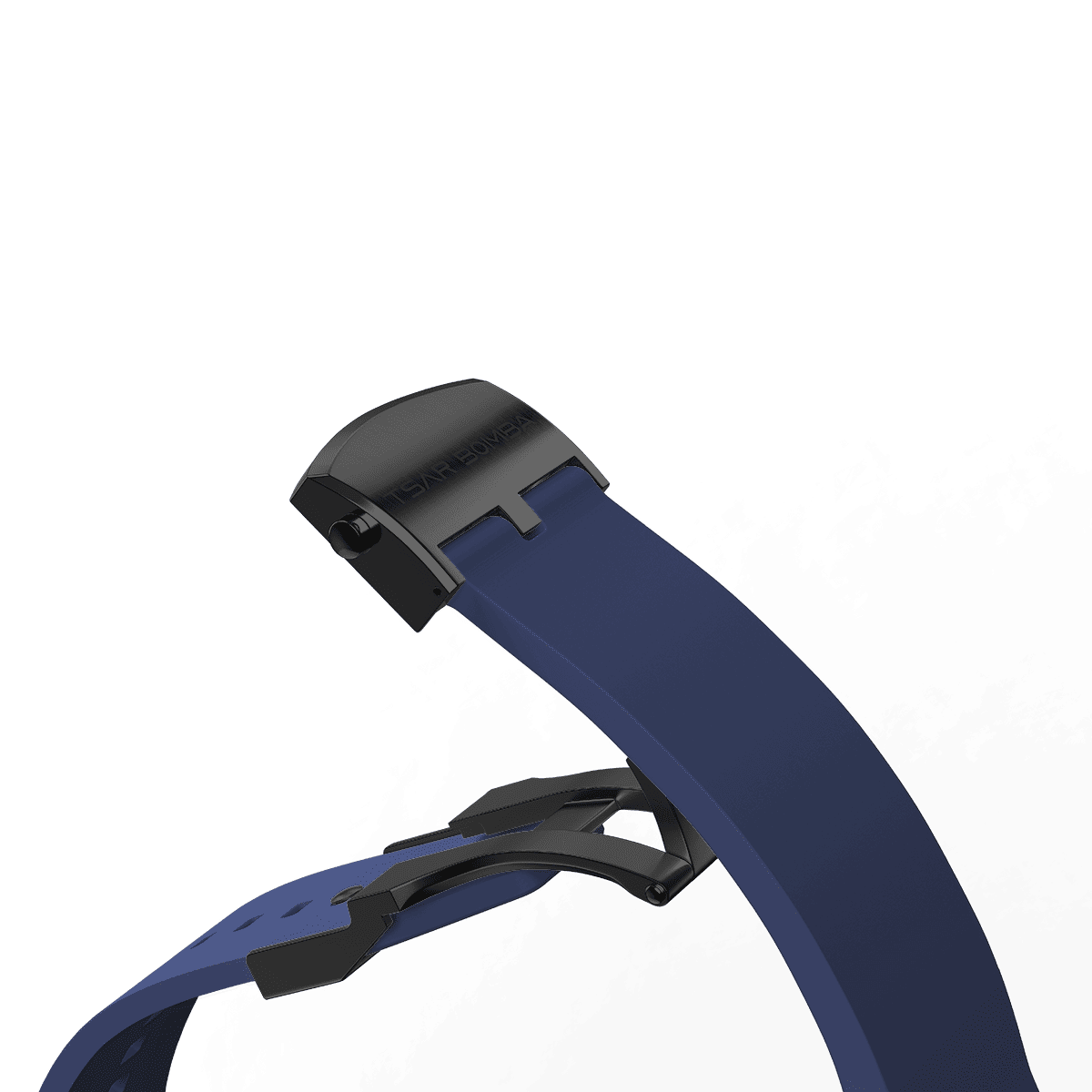 Tsarbomba Neutron Fluororubber Interchangeable Watch Strap for Daily Wear