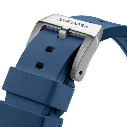 TSAR BOMBA Dark Matter Fluororubber Replacement Watch Strap