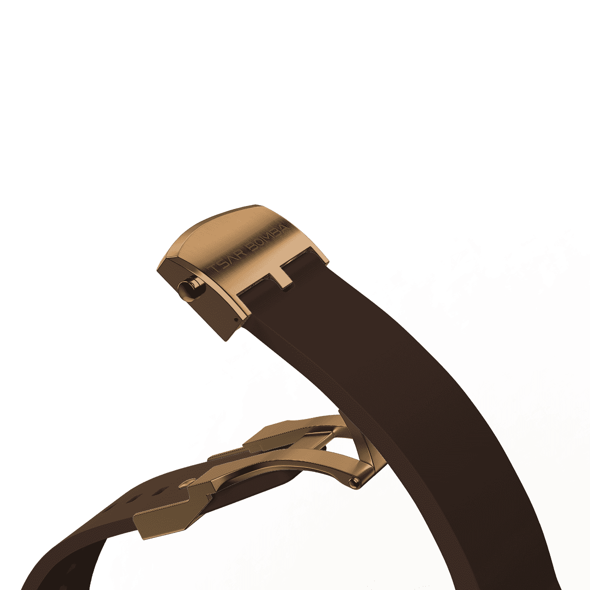 Tsarbomba Light Matter Interchangeable Fluororubber Replacement Watch Strap