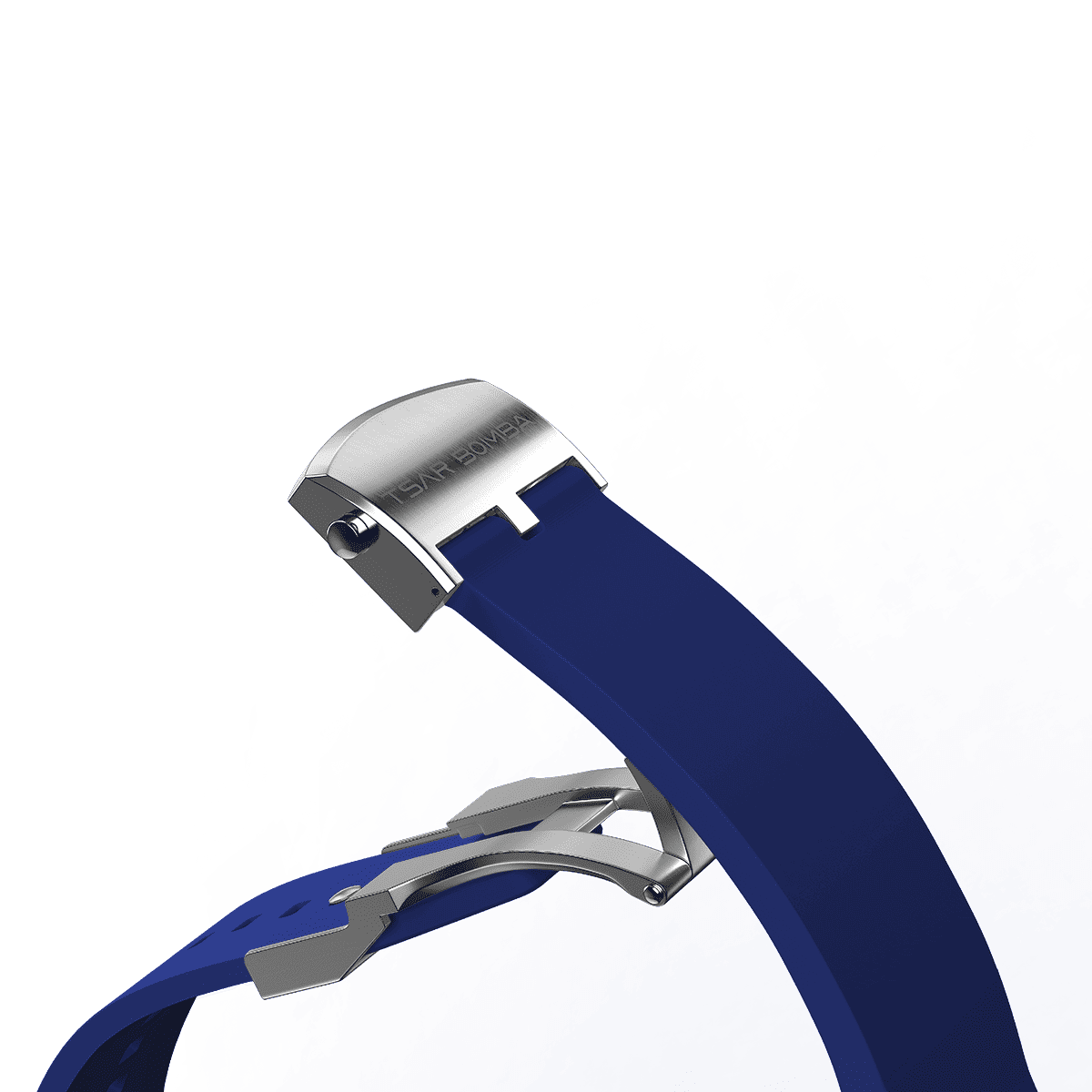 Tsarbomba Neutron Fluororubber Interchangeable Watch Strap for Daily Wear
