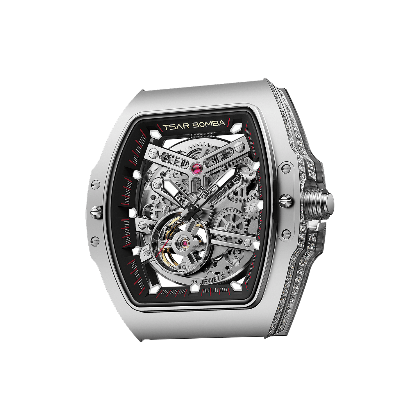 Tsarbomba Atomic Interchangeable Watch Head Stainless Steel