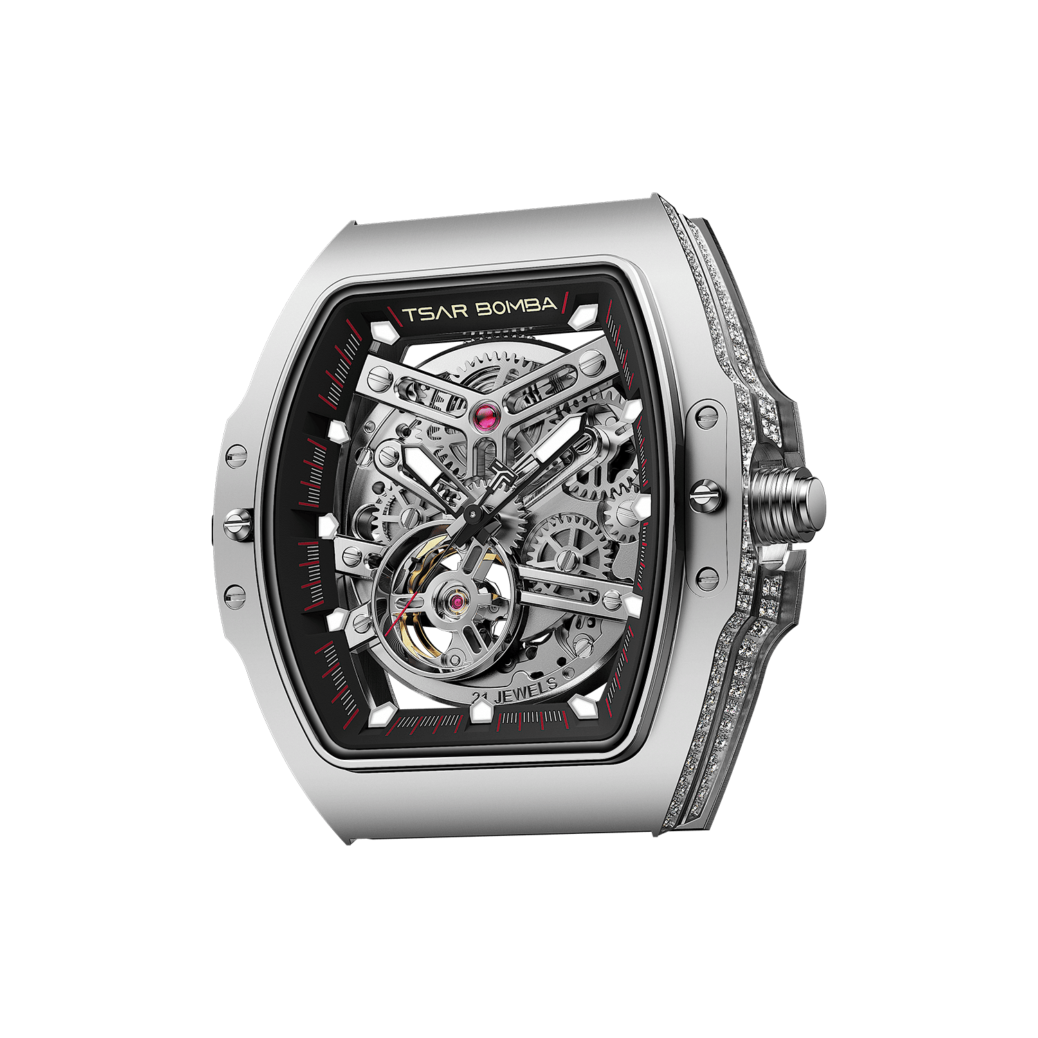 Tsarbomba Atomic Interchangeable Watch Head Stainless Steel