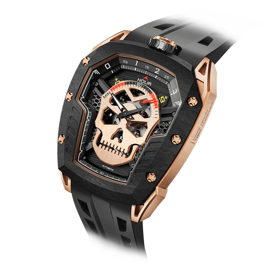 Tsarbomba Reactor-Core Decay Mechanical Carbon Fiber Watch